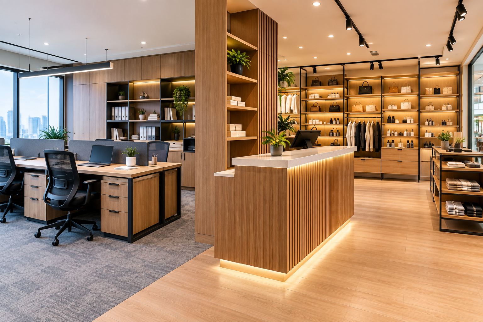 Custom Carpentry Ideas for Functional Office and Retail Spaces