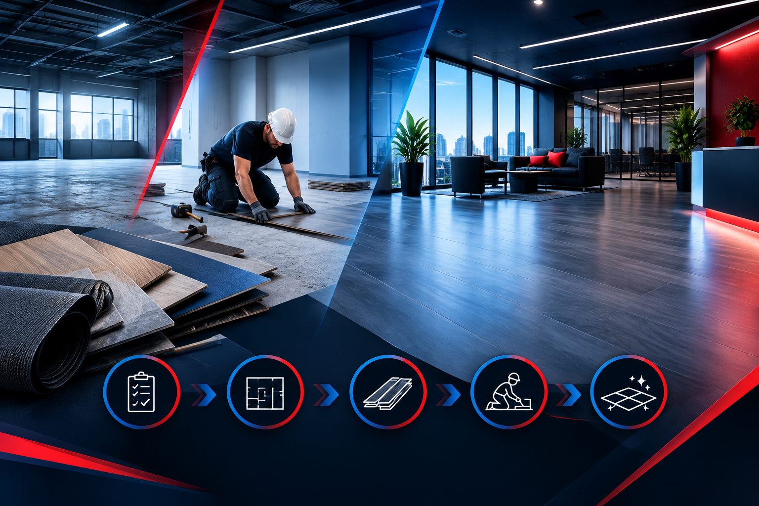 Planning a Complete Commercial Flooring Upgrade From Start to Finish