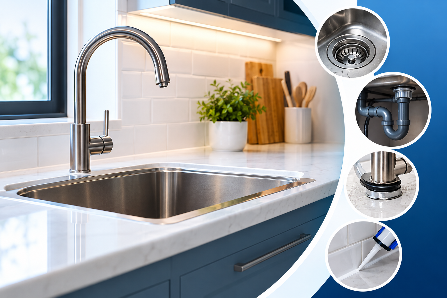 Preventing Water Leakage Around Kitchen Fixtures