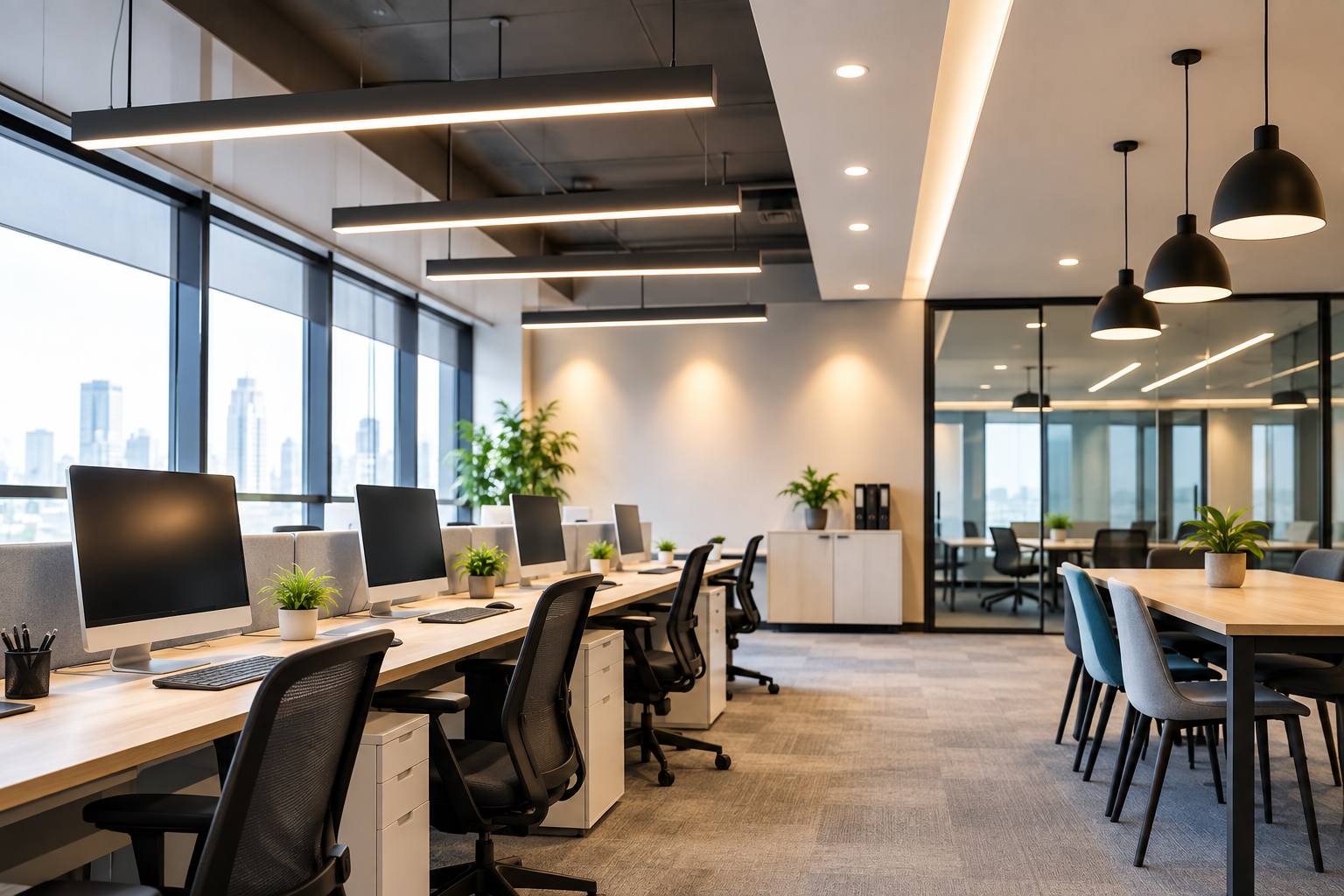 Lighting Placement Mistakes That Can Affect Office Productivity
