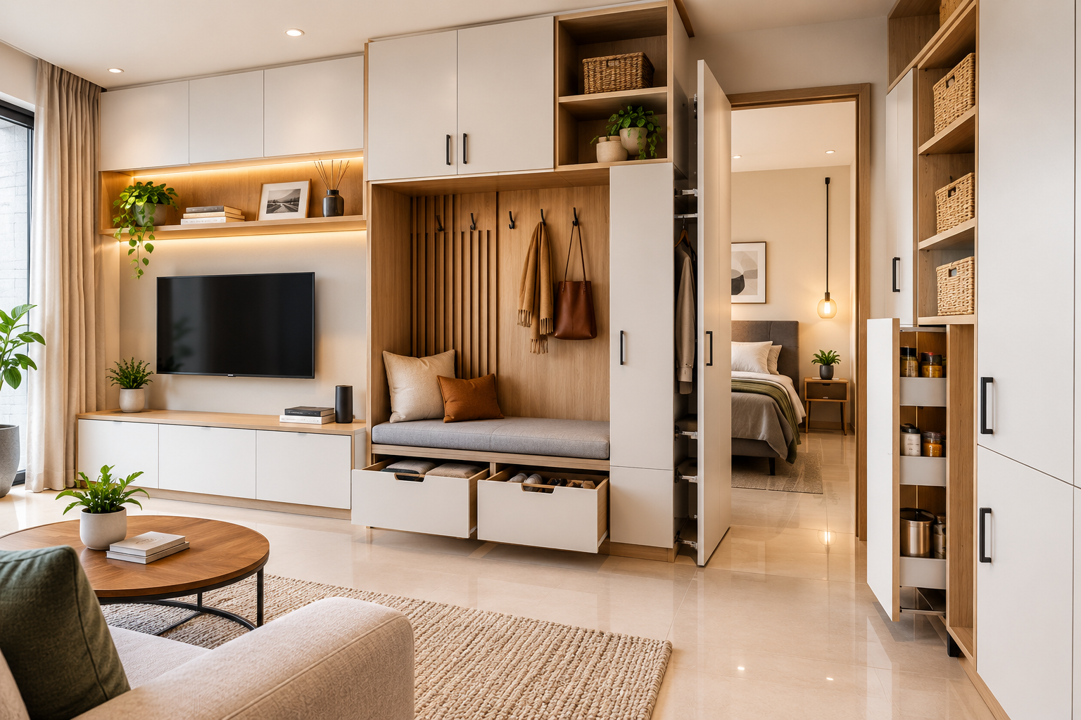 Built-In Storage Ideas for Better Space Organisation