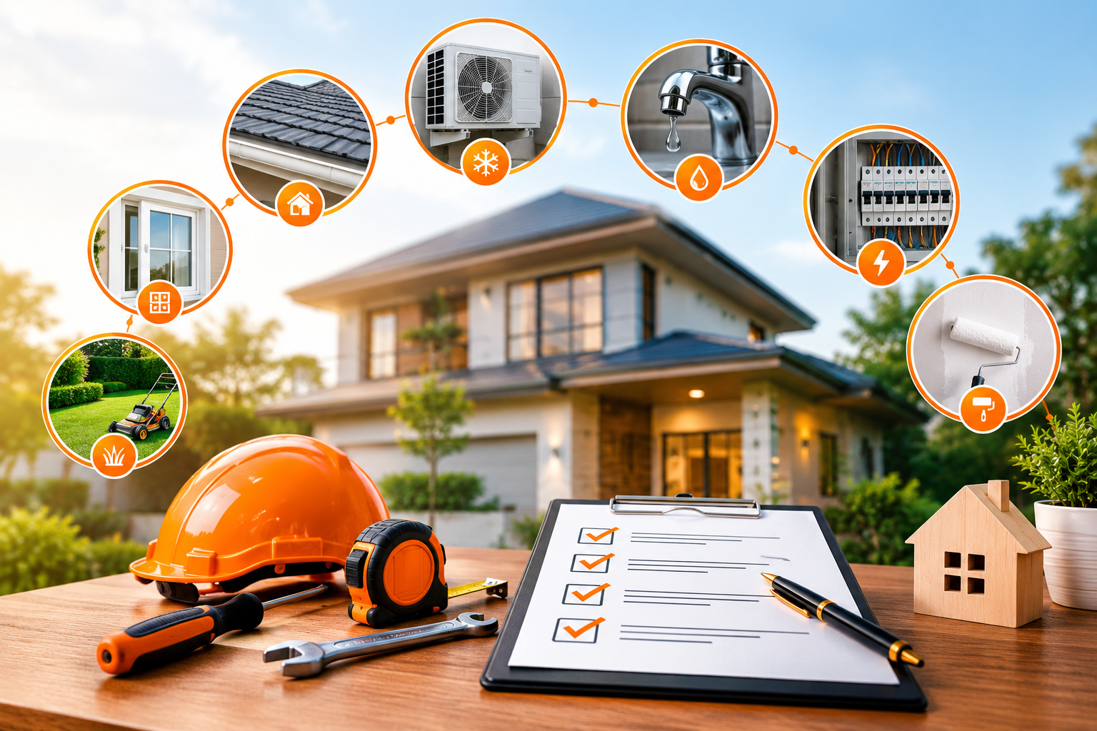 A Property Maintenance Checklist for Busy Homeowners